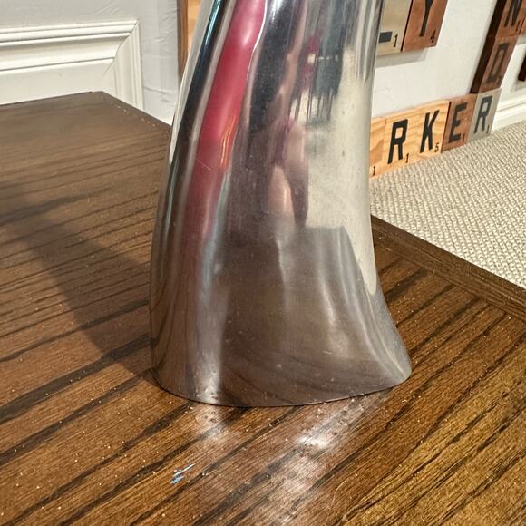 Extra Tall Pewter Bud Vase 19 inch by Armel Interprise - Picture 4 of 12